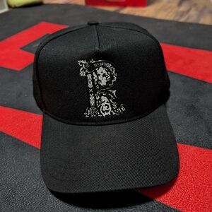 RtA - 'Mars Hat' - Snapback Cap - Black & White Illuminated 3D Logo - O/S - BNWT